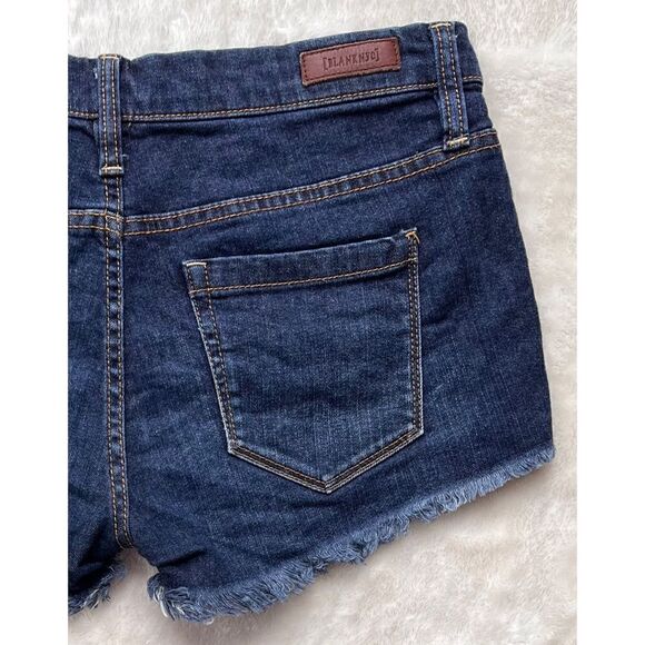 Blank NYC Little Queenie Denim Frayed Cut Off Shorts, Size 26 - Picture 14 of 14